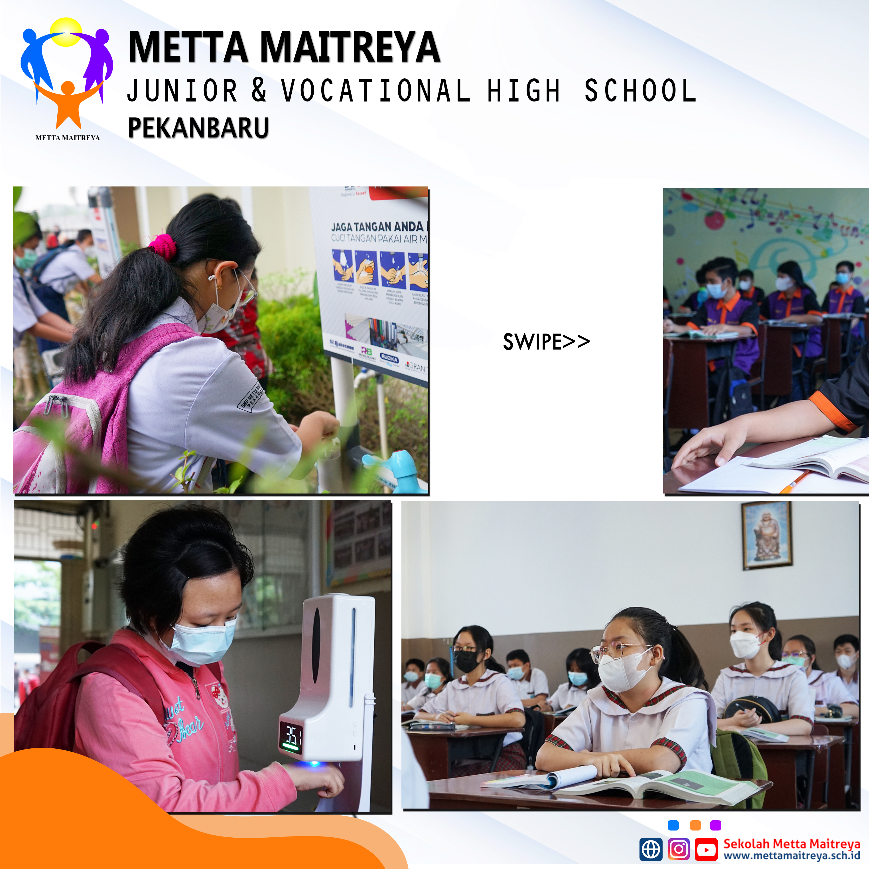 Pembelajaran Tatap Muka Terbatas (PTMT) | SMP-SMK METTA MAITREYA